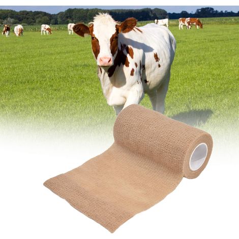 Lot de 12 bandages de parage pour sabots de vaches d'élevage HL-Q29, en tissu non tissé. (1/5)