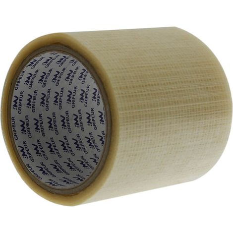 Ruban adhésif renforcé répare bâche, Larg 9.50 cm (1/2)