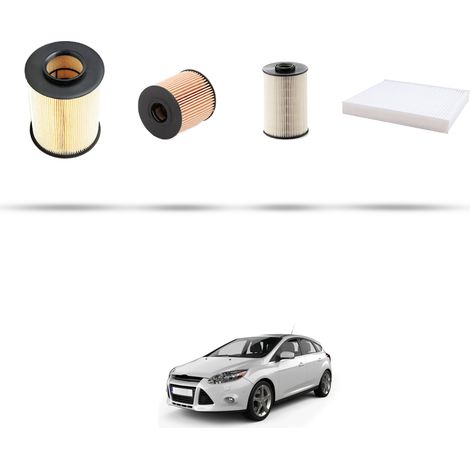 Kit tagliando 4 filtri compatibile con Ford Focus III 2.0 Tdci 85kw dal 2011 (1/5)