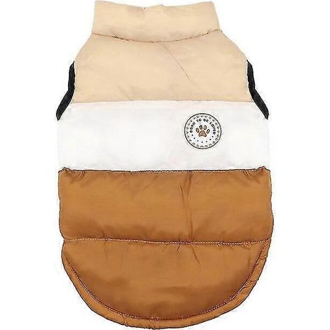 Warme Hundekleidung für Französische Bulldoggen, Mops und Chihuahuas – Wintermantel, Jacke, Welpenkleidung, Kostüm, Weste, Kaffeebraun (1/5)