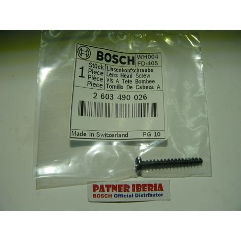 Repuesto original BOSCH 2603490026  Tornillo de cabeza de lente