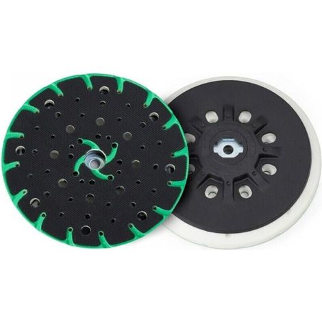 Patin de ponçage 150 mm avec aspiration de poussière – Filetage M8 49 trous – Patin de ponçage de rechange Festool, compatible avec les ponceuses orbitales aléatoires 150 mm Bosch-DOU