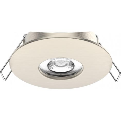 LED Downlight Einbaustrahler 5W Rund IP44 Ausschnitt Ø 68 mm Nickel