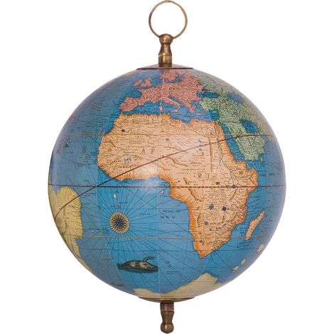 Globe terrestre à suspendre 10 cm (1/4)