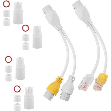 Combinateur et Répartiteur PoE Adaptateur répartiteur POE Alimentation pour 2 caméras IP avec Seulement 1 câble Plug Play étanche pour Utilisation avec Les caméras PoE Reolink RLA-POECS1 (1/5)
