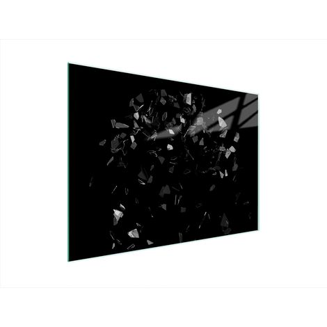 Glasschneidebrett 40x30 Schwarz