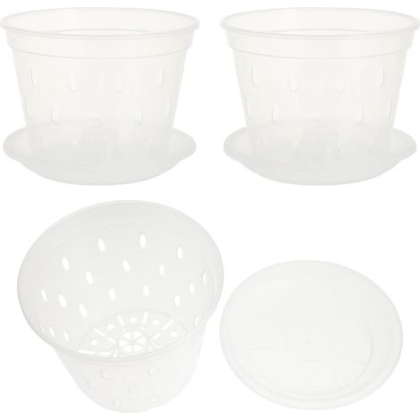 Beaupretty Lot de 3 jardinières suspendues pour le contrôle des racines Dendrobiums, (1/5)