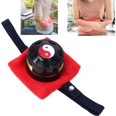 Boîte de Moxibustion en Cuivre pour Thérapie par la Chaleur avec Housse en Tissu (1/5)