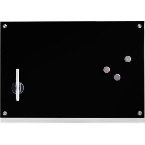 Zeller Pizarra Memo Negra 60x40 cm moderna y elegante (1/3)