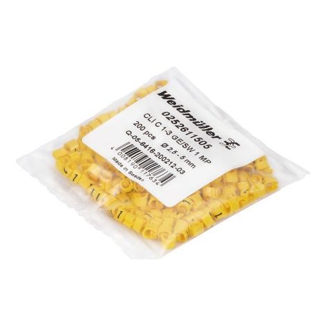 Adercodierung 1,5-4mm gelb 0 WEIDMÜLLER CLIC130