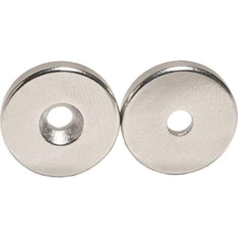 BL BOTTONE MAGNETICO C/FORO SVAS 20X3 MM 2 PZ Q.TA 6