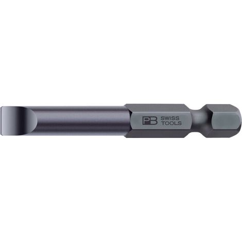 PB Swiss Tools Embout pour visà fente, tige E 6,3, Largeur embout / Longueur totale: 8 mm