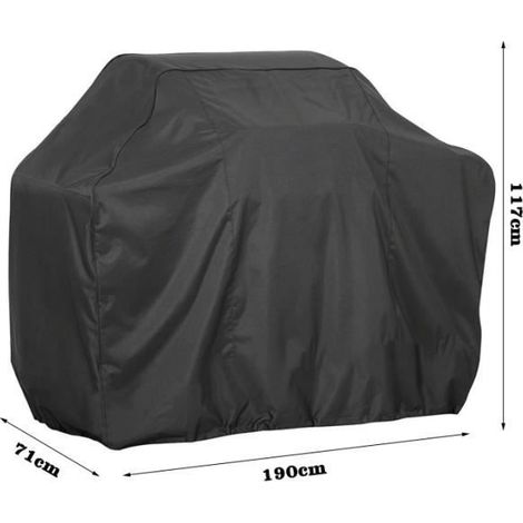 190 x 71 x 117 cm - Weber Char Broil Nexgrill Barbecue-Abdeckung, große Größe, 75 Zoll, wasserdicht, UV-beständig (1/4)