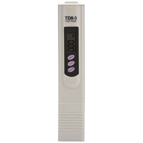Testeur TDS Ulisem, compteur numérique multifonction, testeur professionnel de qualité de l'eau, testeur de pureté, débitmètre 0-9990 ppm avec écran LCD pour eau du robinet et aquarium (1/4)