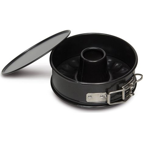 Guardini Linea Gardenia - Mini tortiera aperta 2 teglia media, Nero, Diametro 16 cm (1/2)
