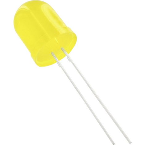 HuiYuan 10034Y1D-EHE-C LED bedrahtet  Gelb Rund 10 mm 900 mcd 50 ° 20 mA