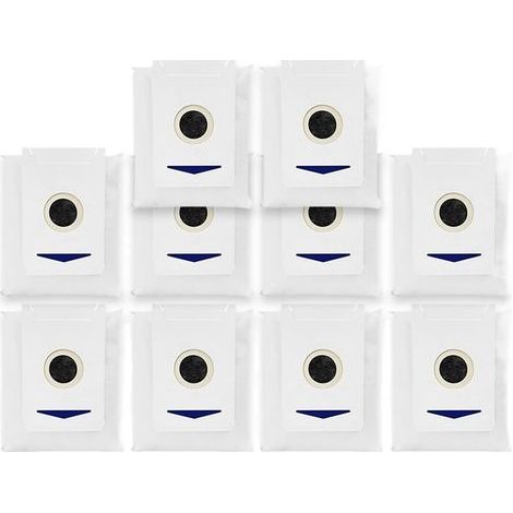 Ersatz-Staubbeutel, Zubehör für Saugroboter, kompatibel mit ECOVACS Deebot T30 PRO. (10 Stück) (1/5)