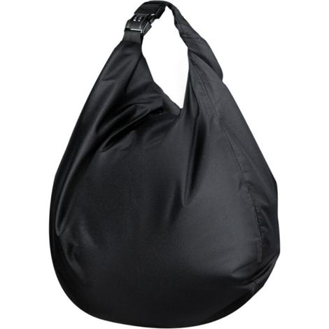 Sacoche pour casque de moto, pliable et imperméable, en tissu Oxford, avec cadenas à combinaison, grande capacité (30 L), noir. (1/5)