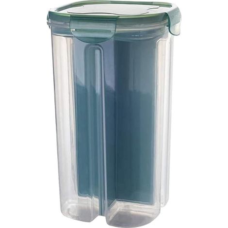 3-Liter-Vorratsbehälter aus robustem, BPA-freiem Kunststoff, luftdichter Deckel, herausnehmbares Fach