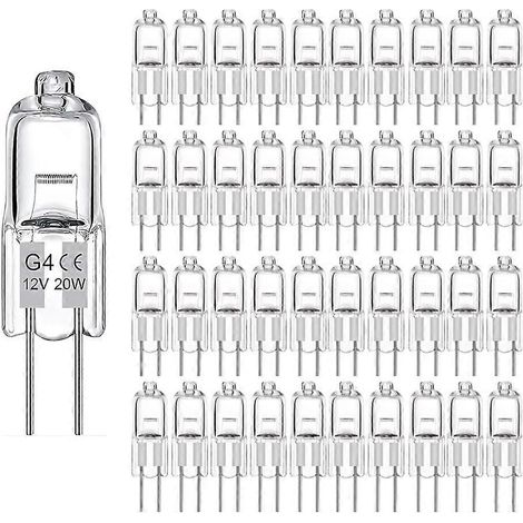 Pack de 10 lampes halogènes G4 20W 12V – Varmvitt Ljus for Optimal Belysning (1/5)
