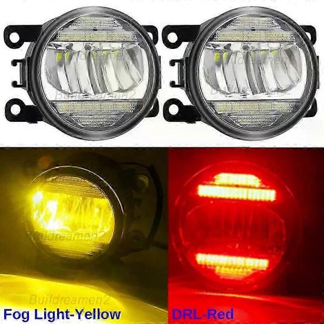 Compatible avec Honda BR-V 2016-2021 (VIOLET) : 2 feux antibrouillard LED avant 30 W + feux de jour (DRL) H11 (1/5)