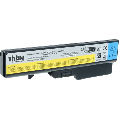 vhbw Akku kompatibel mit IBM Lenovo IdeaPad G475G, G475E, G560A, G475, G560, G560 0679, G475L, G560G, G560E, G475A Notebook (4400 mAh, 11,1 V, Li-Ion) (1/5)