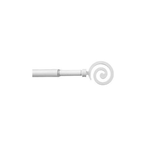 BASTONE METALLO D 12/9  70/120CM SPIRALE BIANCO