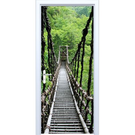 Adhesivo de tela para puerta Tropics Linen Bridge 547PD