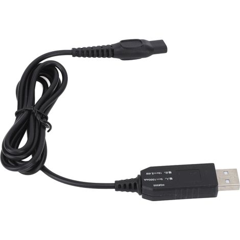 Câble d'alimentation USB 15V pour rasoir électrique professionnel - Compatible tondeuse barbe HQ8505 (1/5)