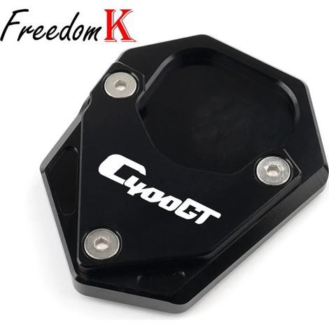 (C400GT Noir) Compatible avec BMW C400X C400GT C 400X 400GT 2019 2020 2021 Moto Béquille latérale CNC Extension de béquille avant Maxpower (1/3)