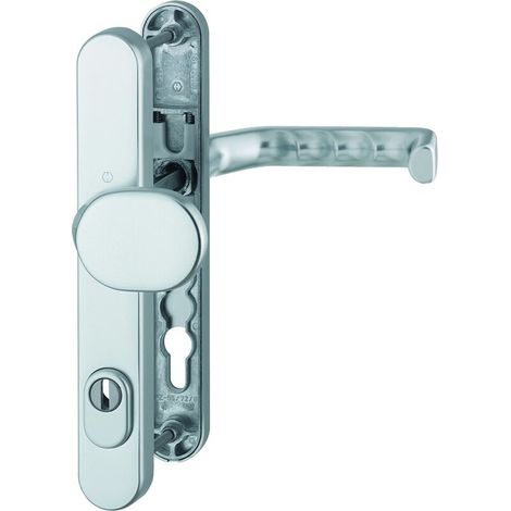 HOPPE® Schutz-Wechselgarnitur mit Schmalschild Liverpool 86G/3359ZA/3357N/1313G, Aluminium, 11623597 (1/2)