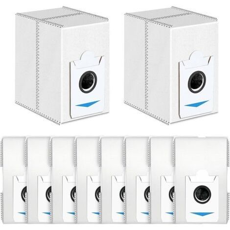 FENOPLASTICAFOREHILL Lot de 10 Sacs aspirateur pour Ecovacs Deebot T30S COMBO / T30S COMBO Complete / X2 COMBO Robot Aspirateur, Aaccessoires de Sac à Poussière à Charbon Actif,Capacité 3L (1/5)