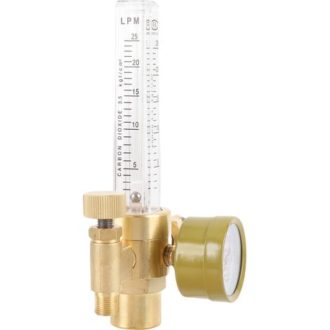Débitmètre argon régulateur soudure TIG 4000 PSI régulateur gaz soudeuse MIG réducteur pression testeur filetage mâle 5/8 (1/5)
