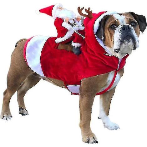 Costume De Nol Pour Chien Vtements De Renne D'quitation De Pre Nol (xxl)