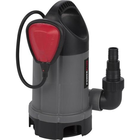 Powerplus Pompe à Eau Électrique POWEW67904 - Pompe à Eau Submersible de 400 W, Température Maximale de 35°C et Débit de 7500 l/h, Outillage de Jardin (1/5)