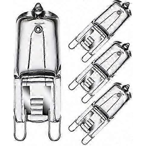 Ampoule G9 40W 230V pour four et micro-ondes Neff, Bosch, AEG, Zanussi, résistante à 300°C, culot halogène haute température, éclairage de cuisson durable. (1/5)