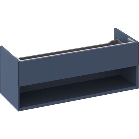 Ravak Lite - Waschtischunterschrank 120x45x43 cm, 1 Schublade, Deepsea Blue X000001869 (1/5)