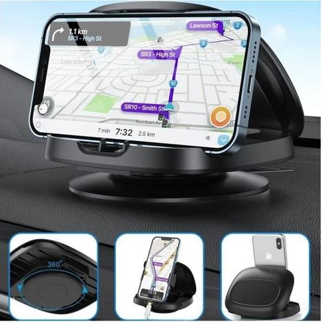 Bracket of phone of car universal for panel of edge, mat of bracket of phone rotary to 360 degrees improved (1/5)