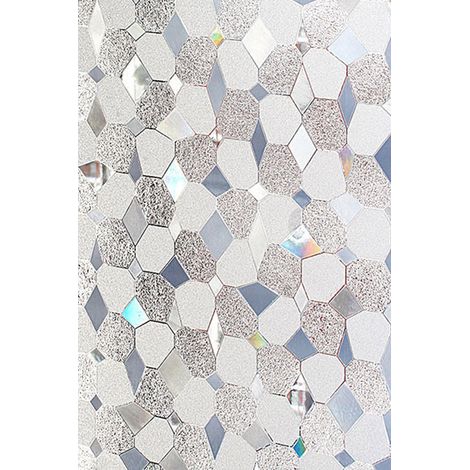 1. Lámina estática con diseño de arcoíris, efecto vidriera, protección UV, para ventanas de salón. (1/5)