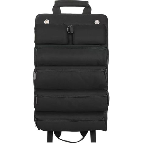 Sac de Rangement Organisateur d'Organisateur à Usage Lourd Polyvalent avec Plusieurs Poches de Grande capacité Fermeture de Fermeture à glissière Noir (1/4)