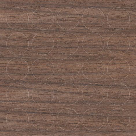 Tasselli autoadesivi per mobili ABS noce perlato aida fi 14 284704 PE01 (foglio da 25 pezzi) Riex JS10 (1/4)