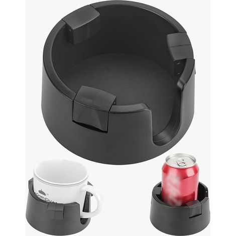12 Pièces Noir Tiroir de Porte Poignée, Trou Rond Boutons de Tiroir, Bouton de Commode, Poignées de Meuble de Porte pour Placard Armoire Cuisine - 1,2 po/30 mm (1/5)