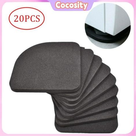 Coussinets antidérapants - COCOSITY - Lot de 20 - Anti‑vibrations - Antichocs - Pour machine à laver (1/5)