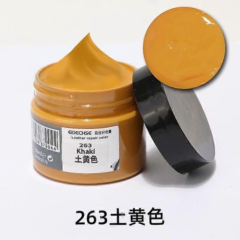 Teinture pour cuir sacs en cuir canapés réparation de la couleur des tiges de chaussures - 263 Jaune terreux