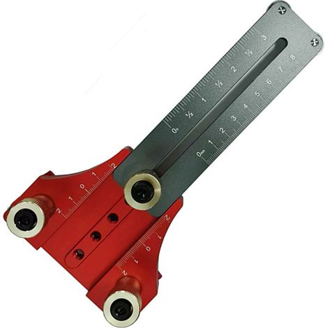Gabarit de scie circulaire en alliage d'aluminium pour coupes précises de fines bandes, outil de travail du bois (1/5)
