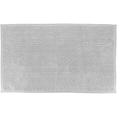 Tappeto in microfibra plain ball 45x75cm - grigio chiaro - Tendance