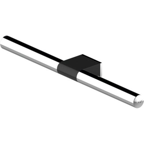 Porte serviettes - Décor : Chromé / Noir RAL 7021 - AKW (1/2)