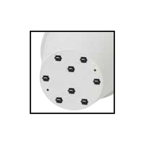 Runde Cleo-Vase 40 cm - Rot