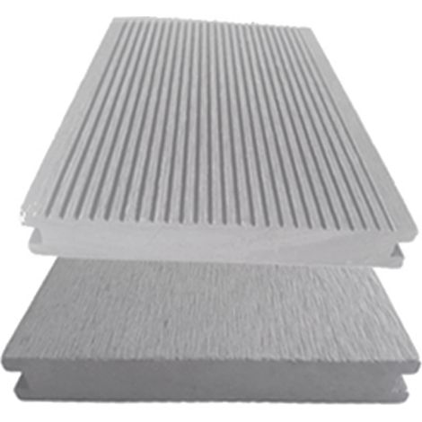 Green Outside – Lame de terrasse composite réversible 2.60m – Qualité PRO – Résistante aux UV et aux insectes – Sans entretien – 2600x140x20mm