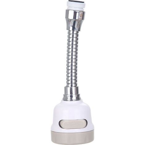 Economie D'Eau Embout De Filtre,Tête De Robinet De Cuisine Mobile 360 Degrés,3 Modes Réglable Douche Tête Filtre Pulvérisateur Pour Cuisine Salle De Bain (Allonger).. (1/4)